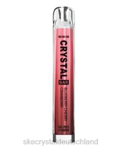 SKE Berlin - SKE Crystal Bar Einweg-Vapor 0ZPZZ93 Heidelbeere, Kirsche, Cranberry