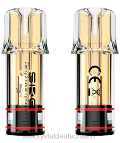 SKE Berlin - SKE Crystal Plus Vape-Pods 0ZPZZ109 Kirsche Erdbeere Himbeere