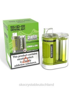SKE Deutschland - SKE Crystal 4 in 1 2400 Pod-Kit 0ZPZZ8 Zitrone und Limette