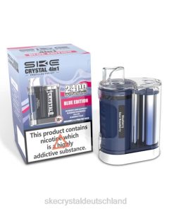SKE Deutschland - SKE Crystal 4 in 1 2400 Pod-Kit gemischt 0ZPZZ4 blaue Ausgabe