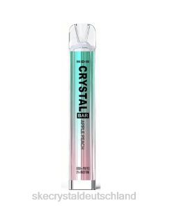 SKE E Zigarette - SKE Crystal Bar Einweg-Vapor 0ZPZZ86 Apfel-Pfirsich