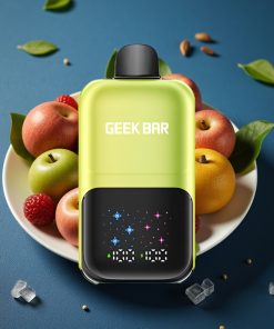GEEK BAR 2GO 50000 Puffs Dual Tank 20mL Interaktiver Bildschirm Sour Apple Ice