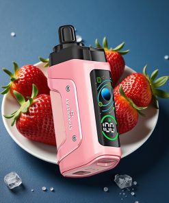 Razz Bar 45000 Puffs 1.0 Ohm Mesh Coil Typ-C Aufladbar Strawberry Ice