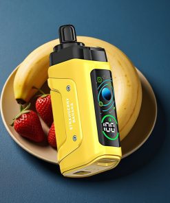 Razz Bar 45000 Puffs Mesh Coil Typ-C Disposable Vape Erdbeer Banane