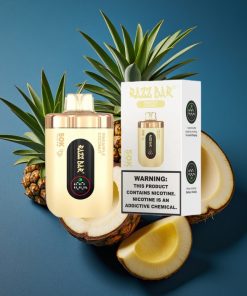 Razz Bar 50K Puffs 1.0 Ohm Mesh 650mAh Type-C Pineapple Coconut