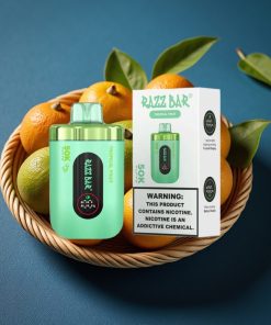 Razz Bar 50K Puffs Disposable Vape mit Mesh Coil und Typ-C Ladung