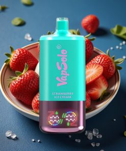 VapSolo Triple 30000 Puffs 40ml Typ-C Erdbeer-Eis Deutschland großhandel