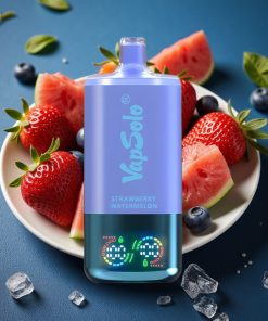 VapSolo Triple 30000 Puffs 40ml Typ-C Erdbeer-Wassermelone & Blaubeer-Eis