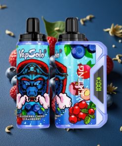 VapSolo VIKING 12000 Puffs 22ml Typ-C Display Blauberry Kirsche Cranberry