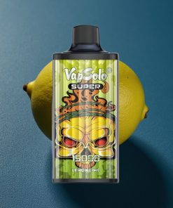 Vapsolo Super 15000 Puffs 40ml 850mah Mesh Coil Typ-C Lima Limon