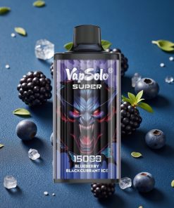 Vapsolo Super 15000 Puffs 40ml 850mah Typ-C Blueberry Blackcurrant Ice