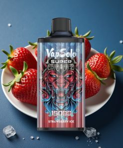 Vapsolo Super 15000 Puffs 40ml 850mah Typ-C Erdbeer-Eis Deutschland großhandel