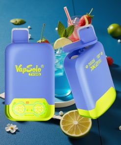 Vapsolo Twins 20000 Puffs 40ml 20mg/50mg Typ-C Blau Razz Limo & Zitronenlimette