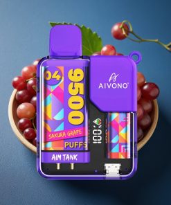 Aivono AIM-TANK 9500 Puffs 18ml 650mAh LCD Sakura Grape Deutschland großhandel