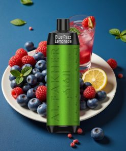 Al Fakher Crown Bar 8000 Crystal 18ml 5mg 0,6Ω Disposable Vape Blue Razz Lemonade